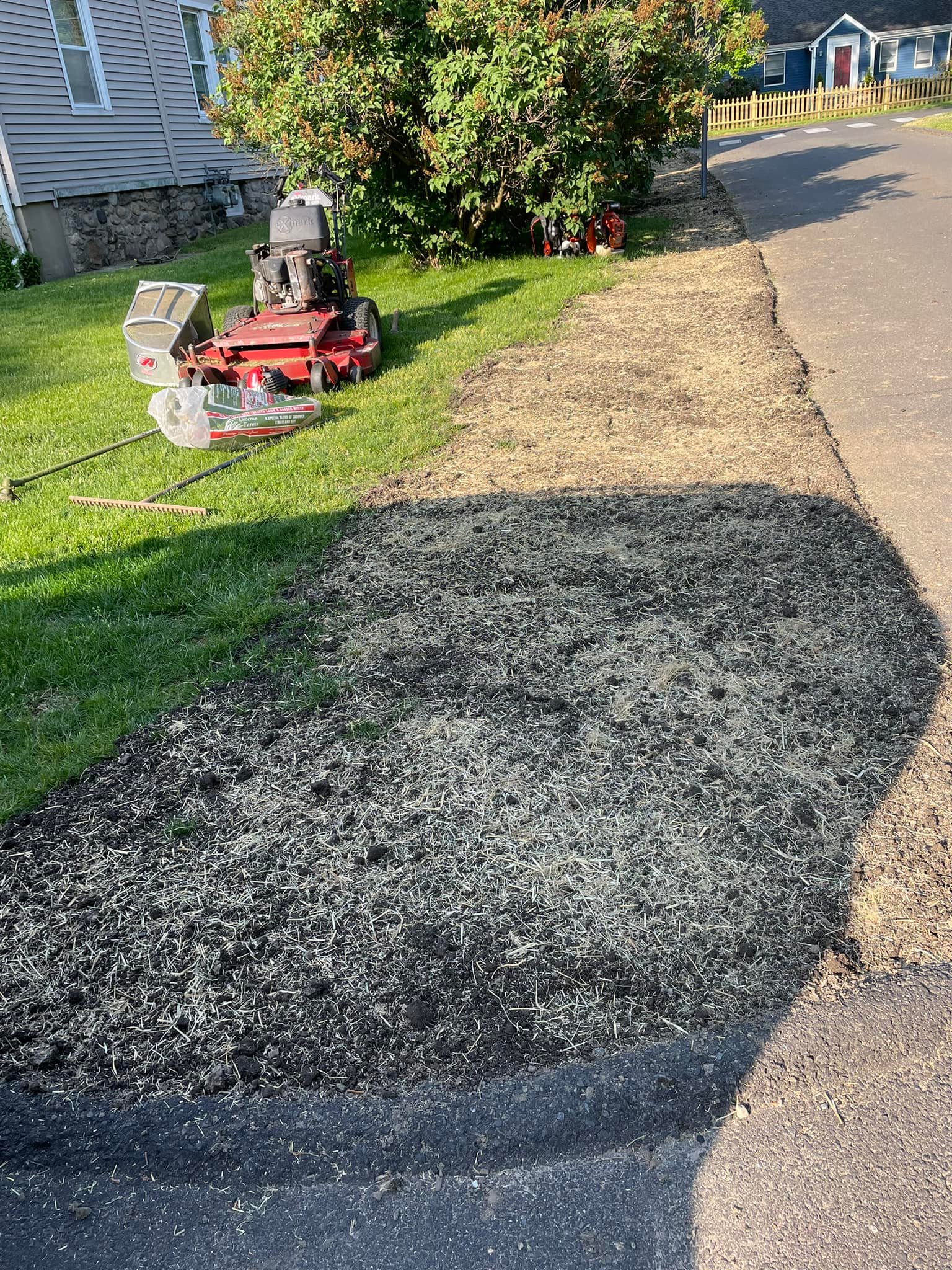 Excavating project completion