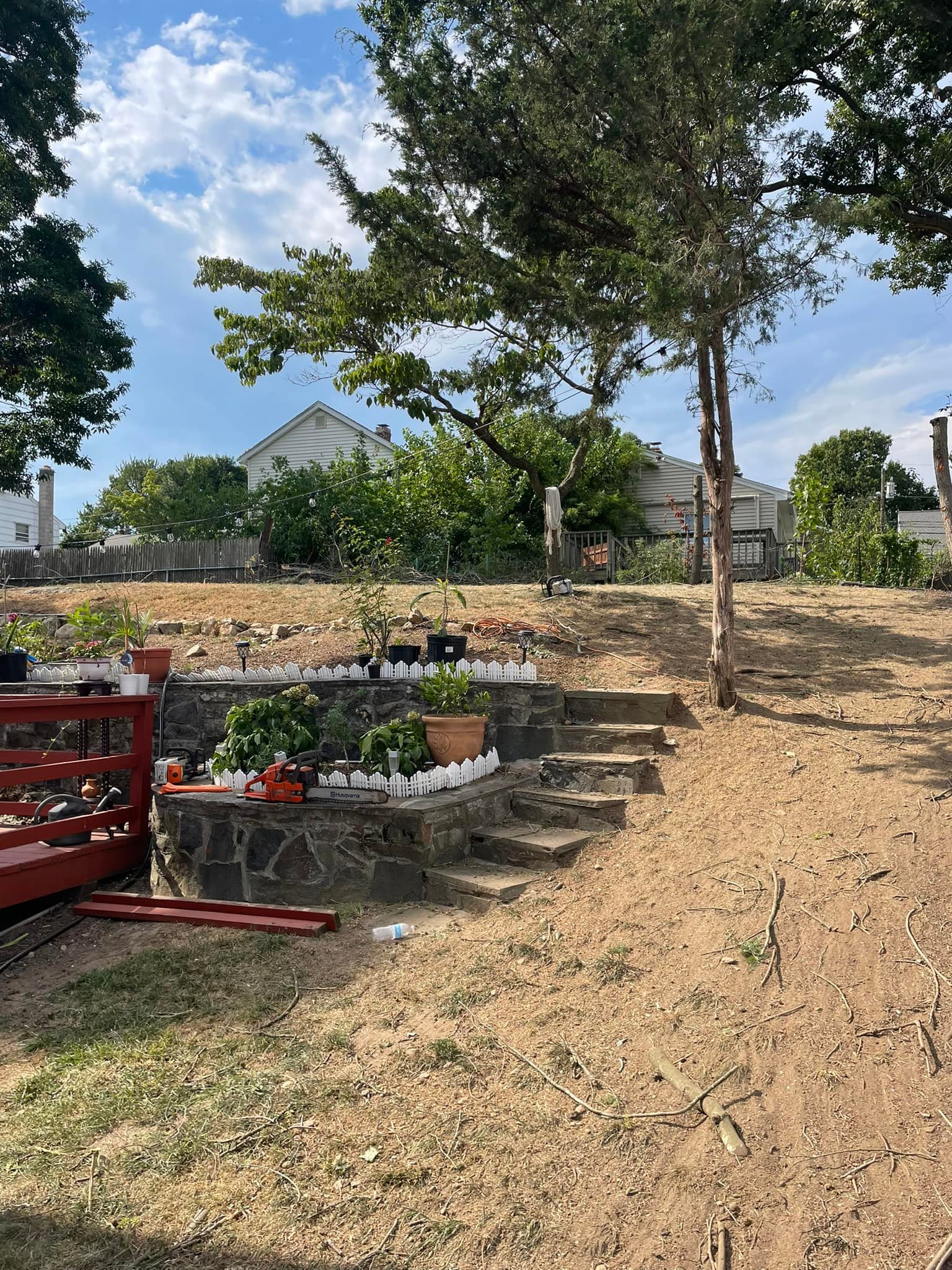 JRK Landscaping crew completing a project